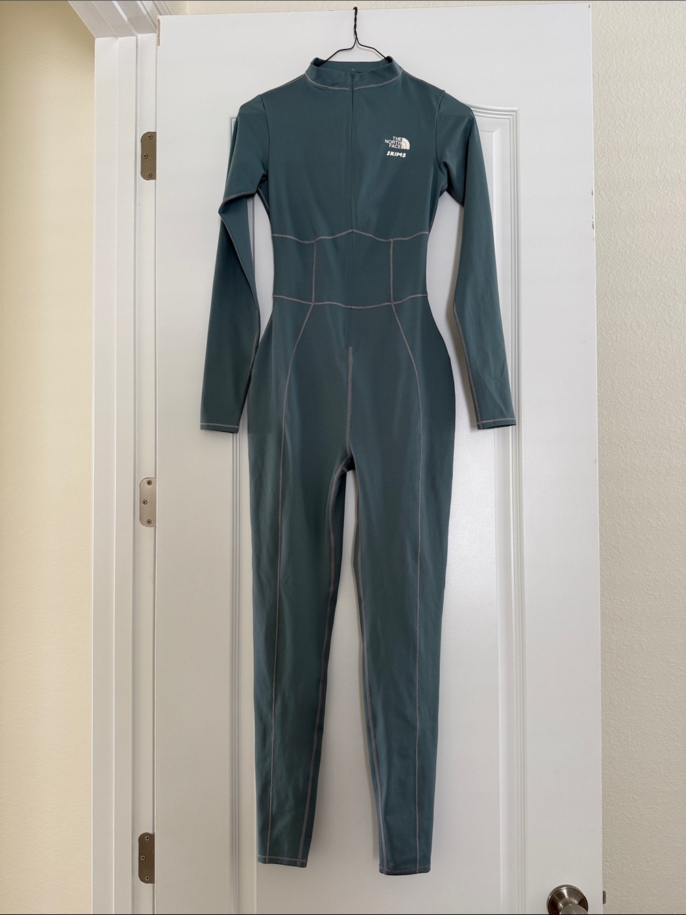 The North Face x SKIMS Refina Bodysuit Blue Small
